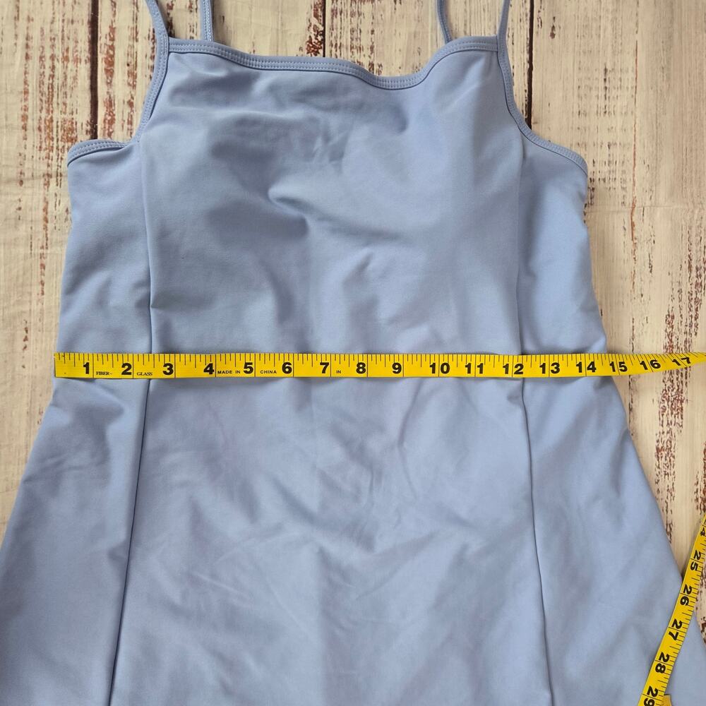 Old Navy Powder Blue Tennis Dress with shorts M Athetic Coastal Summer Beach NWT - Picture 13 of 16